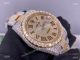 Iced Out Two Tone Rolex Datejust II Replica Watch 2836 Movement Roman Markers 41mm (7)_th.jpg